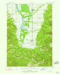 Driggs Idaho Historical topographic map, 1:62500 scale, 15 X 15 Minute, Year 1943