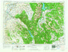 Driggs Idaho Historical topographic map, 1:250000 scale, 1 X 2 Degree, Year 1955