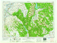 Driggs Idaho Historical topographic map, 1:250000 scale, 1 X 2 Degree, Year 1962