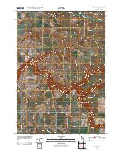 Drummond Idaho Historical topographic map, 1:24000 scale, 7.5 X 7.5 Minute, Year 2010