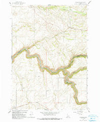Drummond Idaho Historical topographic map, 1:24000 scale, 7.5 X 7.5 Minute, Year 1965
