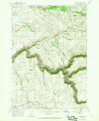 Drummond Idaho Historical topographic map, 1:24000 scale, 7.5 X 7.5 Minute, Year 1965