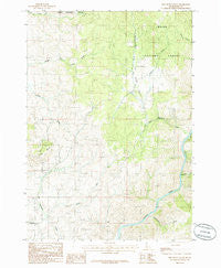 Dry Buck Valley Idaho Historical topographic map, 1:24000 scale, 7.5 X 7.5 Minute, Year 1985