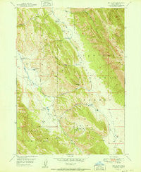 Dry Valley Idaho Historical topographic map, 1:24000 scale, 7.5 X 7.5 Minute, Year 1951