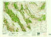 Dubois Idaho Historical topographic map, 1:250000 scale, 1 X 2 Degree, Year 1958