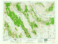 Dubois Idaho Historical topographic map, 1:250000 scale, 1 X 2 Degree, Year 1958