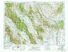 Dubois Idaho Historical topographic map, 1:250000 scale, 1 X 2 Degree, Year 1955