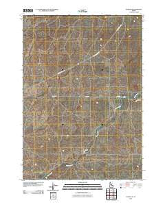 Dubois NE Idaho Historical topographic map, 1:24000 scale, 7.5 X 7.5 Minute, Year 2010