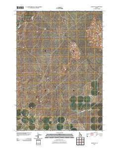 Dubois SE Idaho Historical topographic map, 1:24000 scale, 7.5 X 7.5 Minute, Year 2010