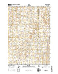 Dubois SE Idaho Current topographic map, 1:24000 scale, 7.5 X 7.5 Minute, Year 2013