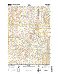 Dubois SE Idaho Current topographic map, 1:24000 scale, 7.5 X 7.5 Minute, Year 2013