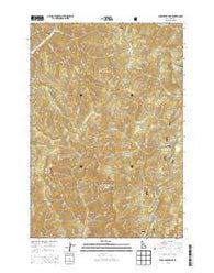 Duck Creek Point Idaho Current topographic map, 1:24000 scale, 7.5 X 7.5 Minute, Year 2013