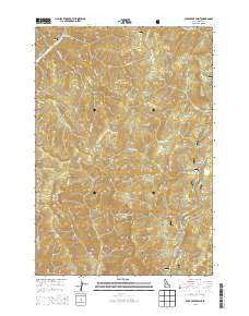 Duck Creek Point Idaho Current topographic map, 1:24000 scale, 7.5 X 7.5 Minute, Year 2013