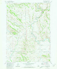 Dunn Basin Idaho Historical topographic map, 1:24000 scale, 7.5 X 7.5 Minute, Year 1981