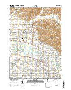 Eagle Idaho Current topographic map, 1:24000 scale, 7.5 X 7.5 Minute, Year 2013