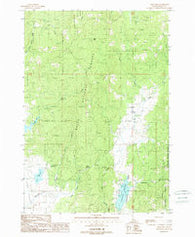 Eagle Nest Idaho Historical topographic map, 1:24000 scale, 7.5 X 7.5 Minute, Year 1988