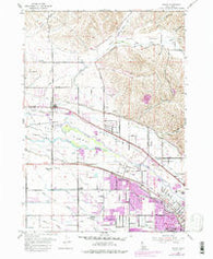 Eagle Idaho Historical topographic map, 1:24000 scale, 7.5 X 7.5 Minute, Year 1953