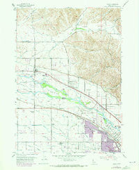 Eagle Idaho Historical topographic map, 1:24000 scale, 7.5 X 7.5 Minute, Year 1953