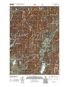 Eagle Nest Idaho Historical topographic map, 1:24000 scale, 7.5 X 7.5 Minute, Year 2011
