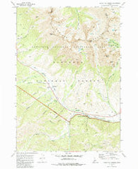 Easley Hot Springs Idaho Historical topographic map, 1:24000 scale, 7.5 X 7.5 Minute, Year 1970