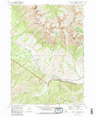 Easley Hot Springs Idaho Historical topographic map, 1:24000 scale, 7.5 X 7.5 Minute, Year 1970