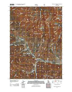 Easley Hot Springs Idaho Historical topographic map, 1:24000 scale, 7.5 X 7.5 Minute, Year 2011