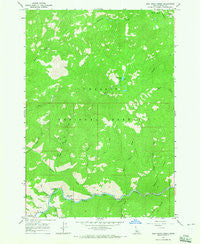 East Basin Creek Idaho Historical topographic map, 1:24000 scale, 7.5 X 7.5 Minute, Year 1964