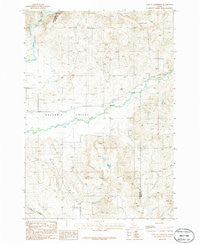 East of Cambridge Idaho Historical topographic map, 1:24000 scale, 7.5 X 7.5 Minute, Year 1986