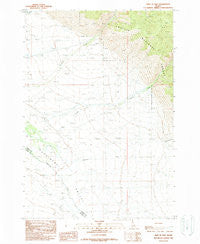 East of May Idaho Historical topographic map, 1:24000 scale, 7.5 X 7.5 Minute, Year 1989