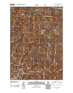 East Basin Creek Idaho Historical topographic map, 1:24000 scale, 7.5 X 7.5 Minute, Year 2011