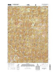 East Basin Creek Idaho Current topographic map, 1:24000 scale, 7.5 X 7.5 Minute, Year 2013