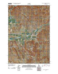 East of Cambridge Idaho Historical topographic map, 1:24000 scale, 7.5 X 7.5 Minute, Year 2010