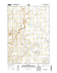 East of Howe Peak Idaho Current topographic map, 1:24000 scale, 7.5 X 7.5 Minute, Year 2013