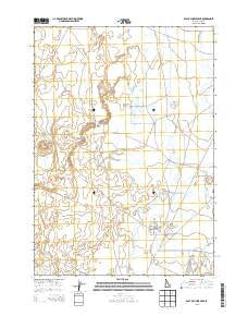 East of Howe Peak Idaho Current topographic map, 1:24000 scale, 7.5 X 7.5 Minute, Year 2013