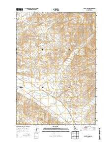 East of Salmon Idaho Current topographic map, 1:24000 scale, 7.5 X 7.5 Minute, Year 2013