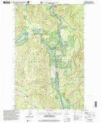 Eastport Idaho Historical topographic map, 1:24000 scale, 7.5 X 7.5 Minute, Year 1996