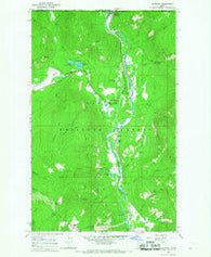 Eastport Idaho Historical topographic map, 1:24000 scale, 7.5 X 7.5 Minute, Year 1965