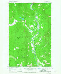 Eastport Idaho Historical topographic map, 1:24000 scale, 7.5 X 7.5 Minute, Year 1965
