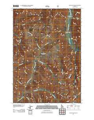 Edaho Mountain Idaho Historical topographic map, 1:24000 scale, 7.5 X 7.5 Minute, Year 2011