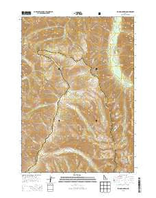 Edaho Mountain Idaho Current topographic map, 1:24000 scale, 7.5 X 7.5 Minute, Year 2013