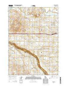 Eden Idaho Current topographic map, 1:24000 scale, 7.5 X 7.5 Minute, Year 2013