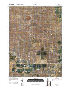 Eden NE Idaho Historical topographic map, 1:24000 scale, 7.5 X 7.5 Minute, Year 2010