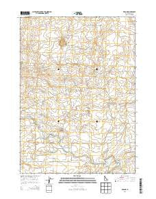 Eden NE Idaho Current topographic map, 1:24000 scale, 7.5 X 7.5 Minute, Year 2013