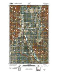 Edgemere Idaho Historical topographic map, 1:24000 scale, 7.5 X 7.5 Minute, Year 2011