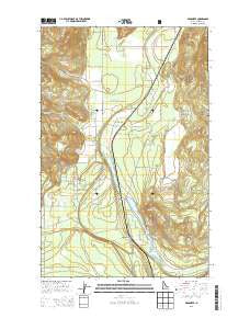 Edgemere Idaho Current topographic map, 1:24000 scale, 7.5 X 7.5 Minute, Year 2013