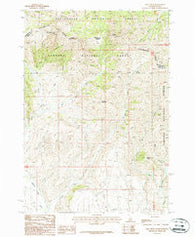 Edie Creek Idaho Historical topographic map, 1:24000 scale, 7.5 X 7.5 Minute, Year 1987