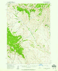 Edie Ranch Idaho Historical topographic map, 1:62500 scale, 15 X 15 Minute, Year 1957