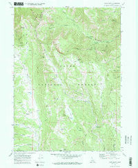 Egan Basin Idaho Historical topographic map, 1:24000 scale, 7.5 X 7.5 Minute, Year 1969