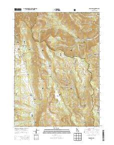 Egan Basin Idaho Current topographic map, 1:24000 scale, 7.5 X 7.5 Minute, Year 2013