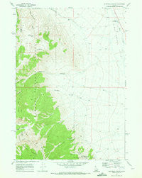 Eightmile Canyon Idaho Historical topographic map, 1:24000 scale, 7.5 X 7.5 Minute, Year 1969
